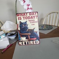 Metal sign