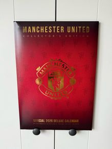 Brand new 2026 Manchester United calendar, collectors deluxe edition