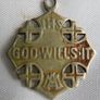 Vintage "ihs God Wills It - Crusade" Jerusalem Cross Medallion Image 3