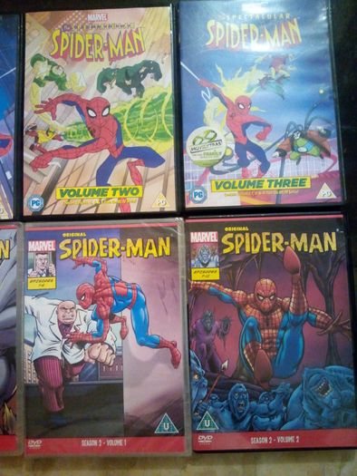 Marvel Animated 14 Dvd Bundle Lot Spider-man Thor Iron Man Avengers Hulk Thor She-hulk Fantastic Four Etc