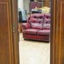 Edwardian Inlaid Mahogany Wardrobe with Mirror Image 4