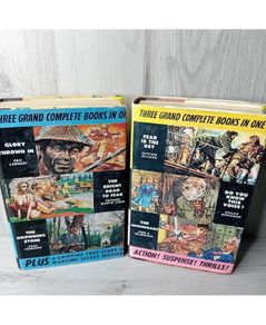 Odhams Mans Book 3 Grand Complete Books In One Books Bundle 1960,s V.rare Retro