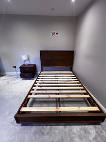 Used Wooden Single Bed