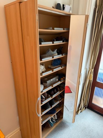 Tall Hall Shoe Cupboard