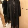 Women's Coat Black Chiffon button shirt coat Image 4