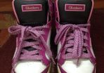 High Top Skechers Sneakers (purple & green)