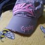 pink/grey gaphy cap Image 2