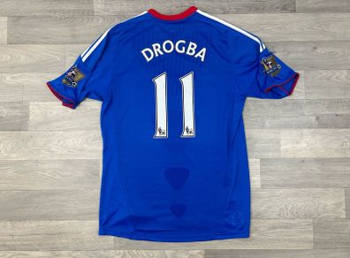 Genuine Vintage 2010 Chelsea London Drogba Home Jersey Shirt Mens Medium
