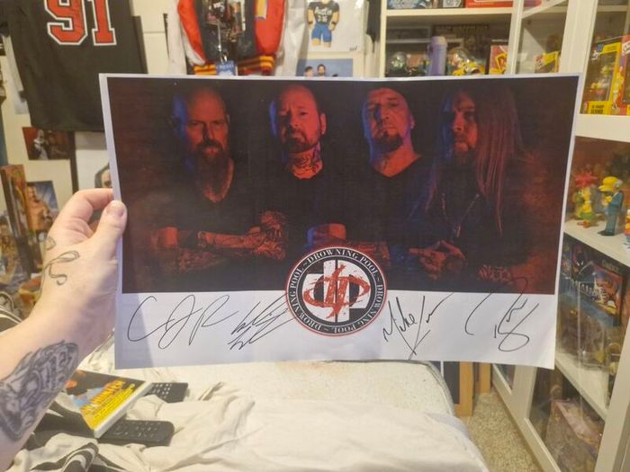 Drowning Pool Signed Poster