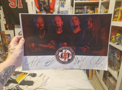 Drowning Pool Signed Poster