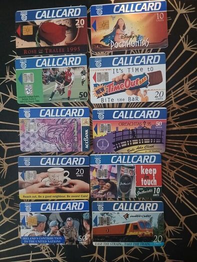 205 different Irish callcards