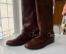 Ralph Lauren Tall Boots, Brown, As New, with Box