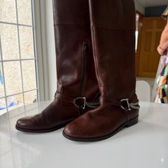 Ralph Lauren Tall Boots, Brown, As New, with Box