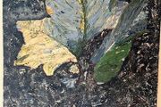 Highly texturised oil painting by renowned artist David Foley