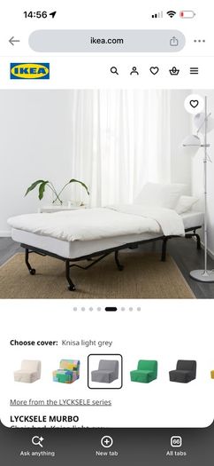 ikea Lykselle chair bed