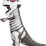 Creations Inflatable Halloween Costume Skeleton Dinosaur Full Body T-Rex Inflatable Costume - Adult Unisex One Size Image 5