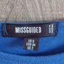 Misguided blue top bodysuit 6-8 Image 3