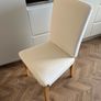 4x IKEA henriksdal chairs w/covers Image 2
