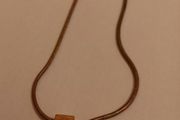 Gold Tone Cross Necklace