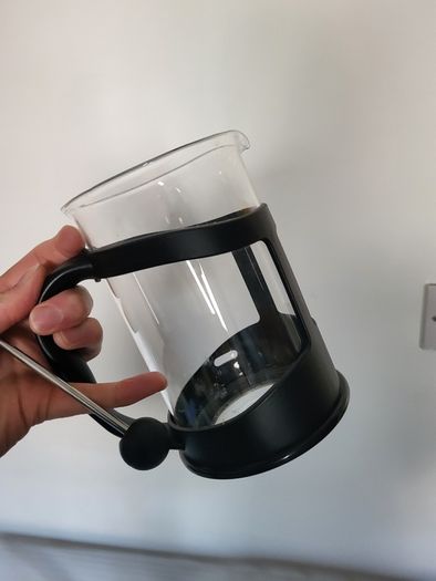 Glass jug with filter, infuser jag, tea pot