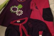 Girls dress, cardigan and top set, Age 7-8