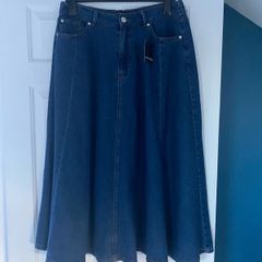 JD.Williams A-line Denim Skirt size 14