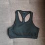 Black sports bra with white lettering, size 10 Image 4