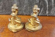 Gilt Dancing Figures signed