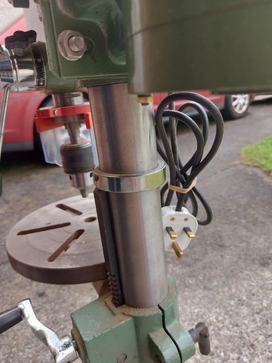 Table Top Bruder Mannesmann Werkzeuge Saulenbohrmaschine, In As New Condition, Works Great, Very Heavy
