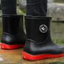 Men's Waterproof Rain Boots, size 45, new, unopened. Image 2