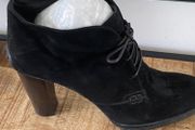 Tod's Black Suede Italian Leather Boots