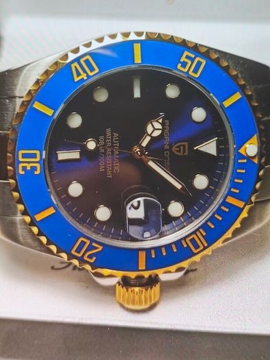 Mens Pagani Design Automatic Self Winding Dive Watch. Bargain Price