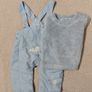 lined Dungaree,s And Fleece Top set Image 9