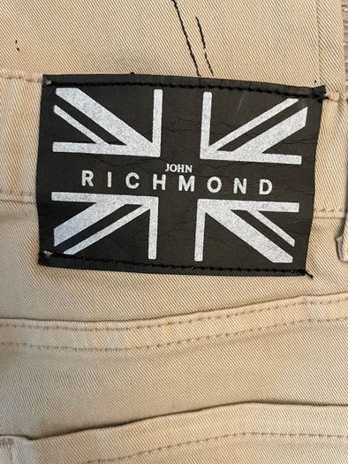 John Richmond Sketch Print Designer Jeans - RRP E265 - Size 26