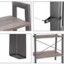 Ladder Shelf, 4-Tier Bookshelf, Free Standing Storage Shelves, Stable Metal Frame, in the Living Room Bedroom Kitchen or Balcony, Easy to Assemble, Industrial (FREE POSTAGE) Image 4