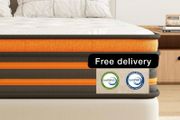 5FT King Size Mattress, 10 Inch 9 Zone Orthopedic Mattresses, King Mattress Gel Wave Memory Foam Pocket Sprung Hybrid Mattress for Pressure Relief Motion Isolation &amp; Edge Support, 150x200x25cm