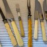 Collection of bone handle cutlery Image 2