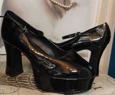 Black High Heels Size 10