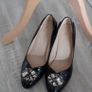 Stunning Black Patent Leather K Shoes Size 6.5 Wide Fitting Image 6