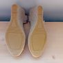 Brand New Beige Strappy Wedge Slingbacks shoes size 6 Image 6