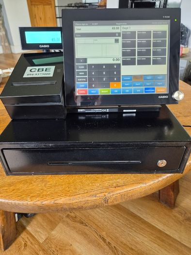 Casio touchscreen POS cash register