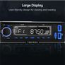 Bluetooth 5.0 Car Stereo Handsfree Calling, Stereo & Clock, 4X60W FM Radio USB/AUX in/MP3/WMA/WAV/SD MP3 Player, Wireless Remote Control Image 5