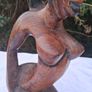 Early 20th Century Teak African Ceremonial Figure Image 5