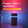 Colorful Mini Humidifier with Projection Atmosphere Lamp, Essential Oil Diffuser Aroma Essential Oil USB Cool Mist Humidifier 300ml, 2 Adjustable Mist Modes, Super Quiet, for Car, Office, Bedroom Image 6