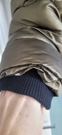 MINT VELVET Gold Tone Puffer Jacket Sz 12 UK - Rrp 220 (New)