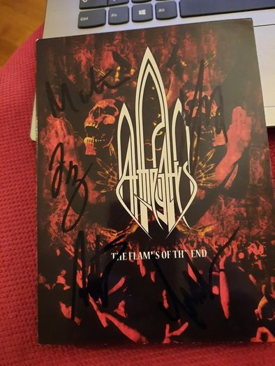 At The Gates: The Flames Of The End - 3 DVD (Autographed Twice)