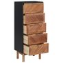 Sideboard 45x32x115 cm Solid Acacia Wood and MDF Image 2