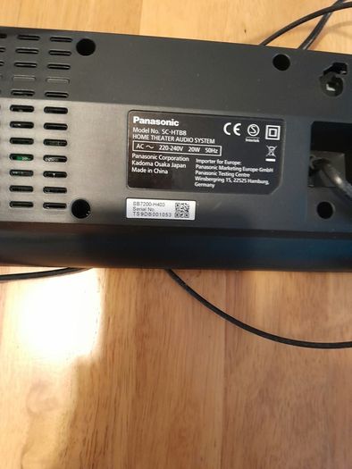 Panasonic Home Theatre, Model No SC-HTB8. Sound bar Audio System