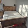 King Size Wooden Bed and lockers Image 4