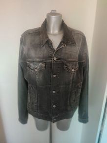 Armani Jeans denim eco wash jacket unisex size GB46 Large Postage included
